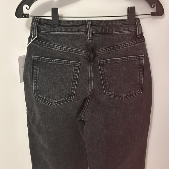 & Other Stories Washed Black Organic Cotton Jeans - Picture 4 of 8